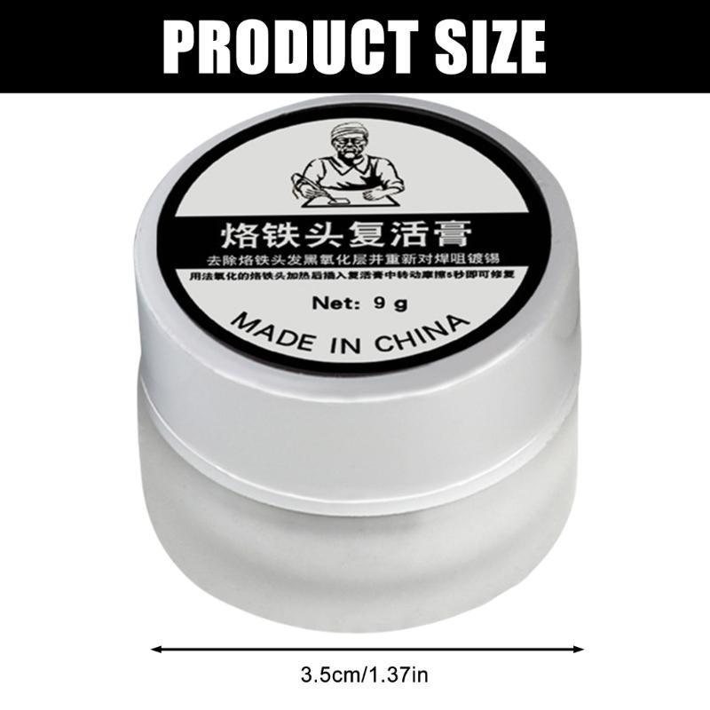 6/9/16/30g Soldering Tip Tinner Cleaner Cleaning Pastes Refresher Tip Tinner Soldering Tip Cleaning Repair Tool