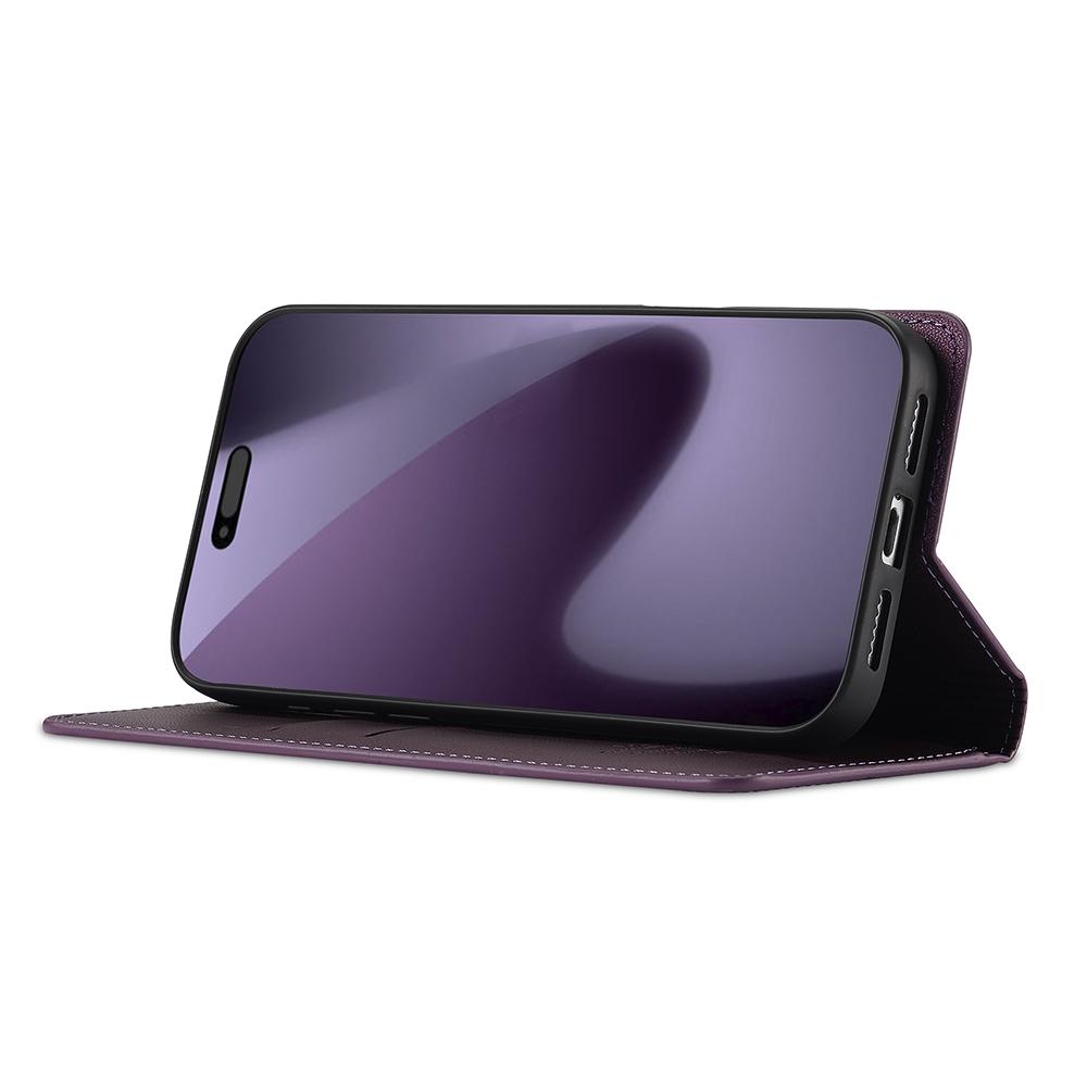 LC.IMEEKE L1 Series for iPhone 17 Pro Max Case PU Leather Wallet Stand Protective Phone Cover