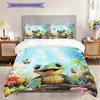 Tortoise Pattern Bedding Quilt Set Quilt Cover Pillowcase Home Decoration Birthday Gift (1 * Duvet Cover + 2 * Pillowcase, Without Core)