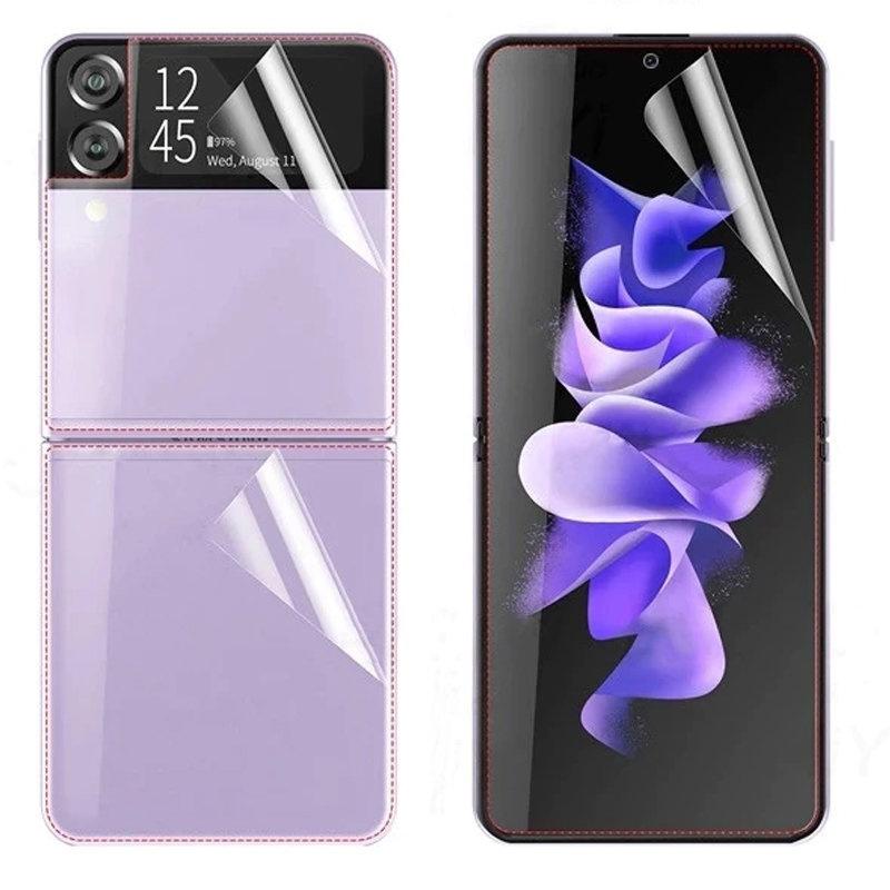 RURIHAI Front and Back Protective Film for Samsung Galaxy Z Flip3 5G