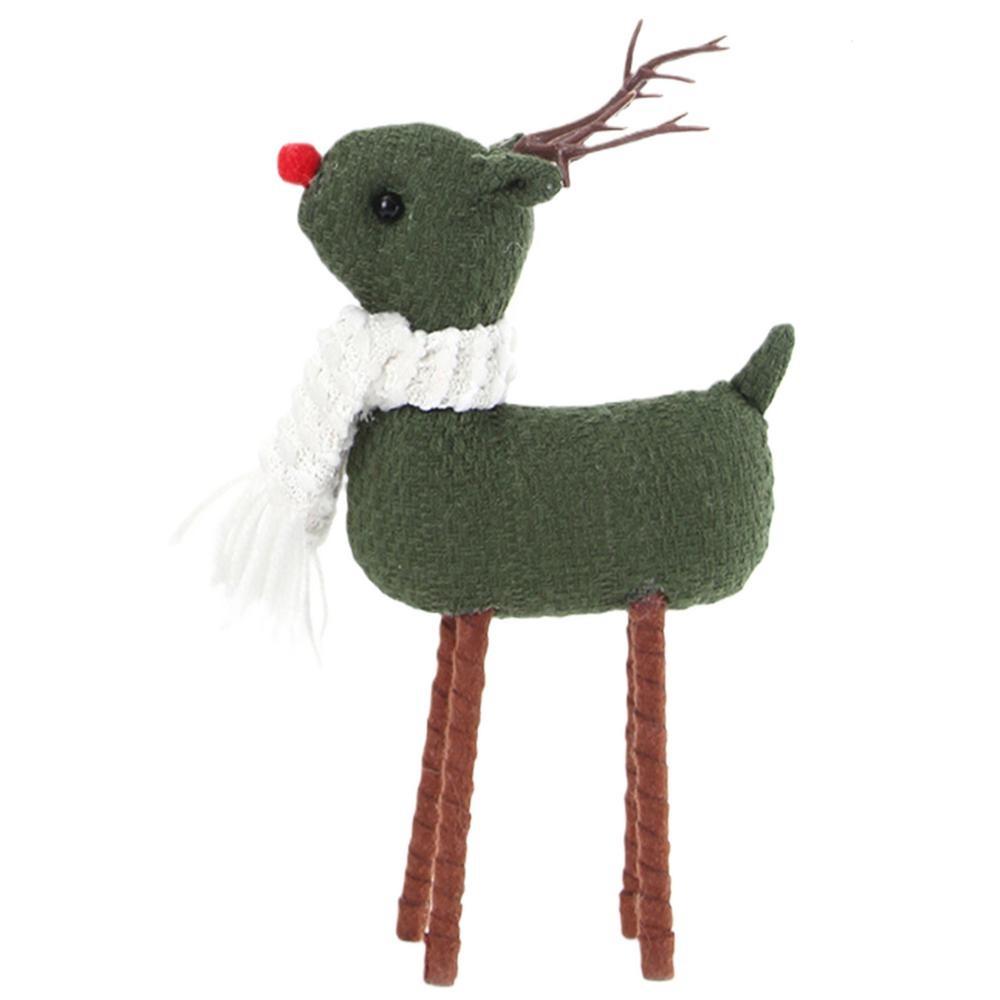 Kawaii Standing Christmas Elk Decor Mini Retro Elk Decoration Christmas Elk Figurine  Children