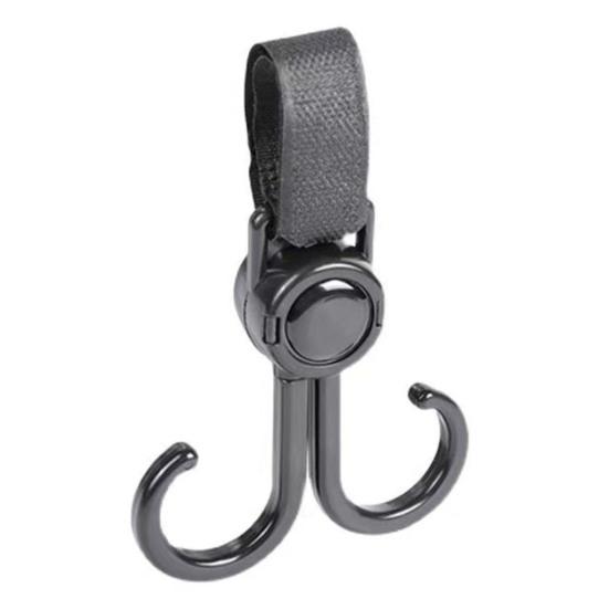 Electric Bike Hook Strong Load-bearing Adjustable Fastener Tape Design Simple Installation Multifunctional Universal Double Hook