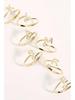2019 Exquisite Adjustable Initial Ring for Women - Stackable Open Design for Index Finger