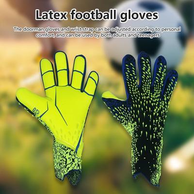1 Paar Gummi Kinder Torwarthandschuhe Fingerschutz Torwart Handschuhe Kinder/Erwachsene