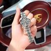 504 Luxury Alloy Case Stainless Steel Strap Waterproof Luminous Lady Watch