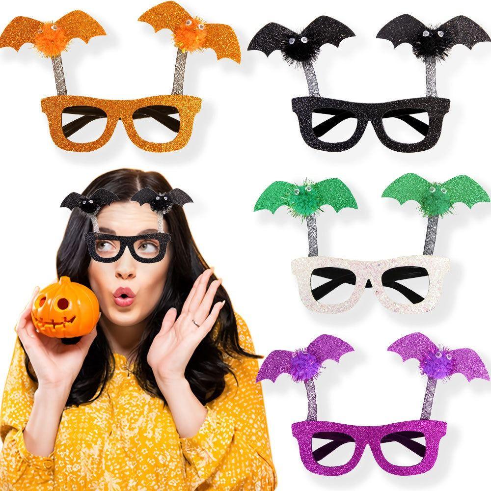 Glitter Bats  Funny Glasses Plastic Cosplay EyeGlasses Funny Halloween Glasses  Festival