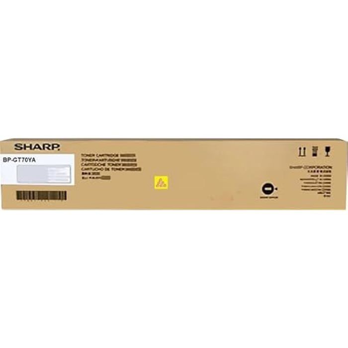 Toner - SHARP - BP-GT70YA - Jaune - Compatible - Pack De 1