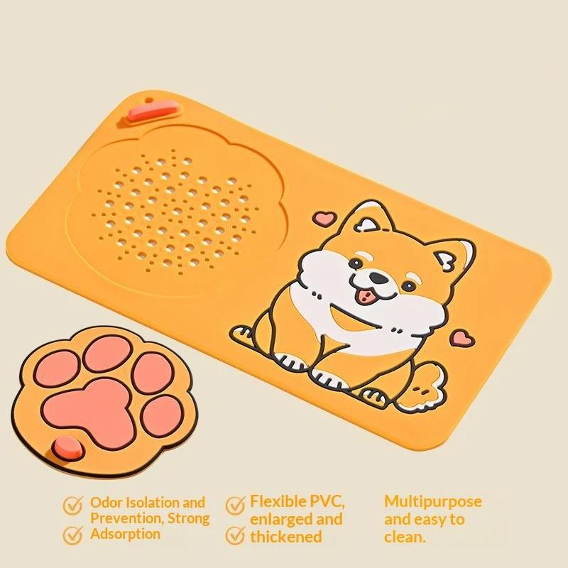Silicone Bathroom Deodorizing Drain Cover Reusable Waterproof Odor Sealing Drain Mat for Kitchen Toilet Laundry Sink