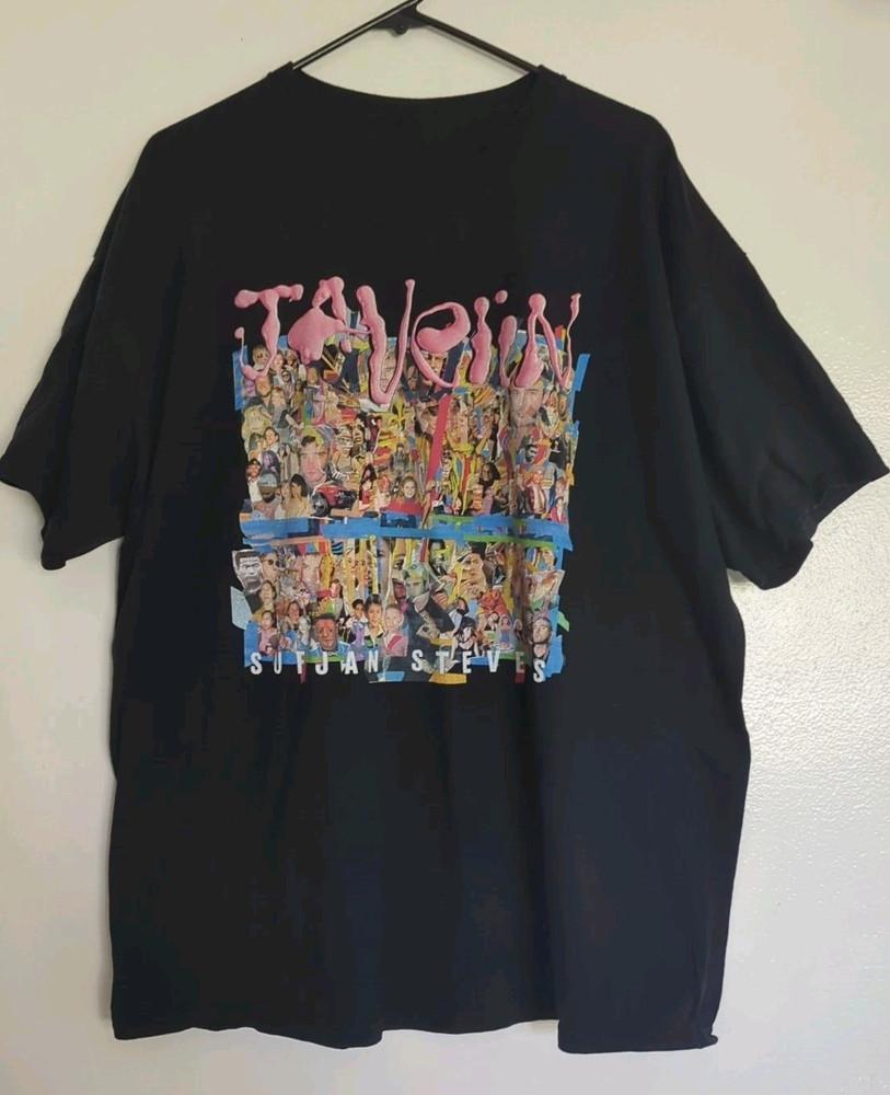 Sufjan Stevens Javelin shirt Band Black cotton S5XL fan men and women Unisex T-Shirt S