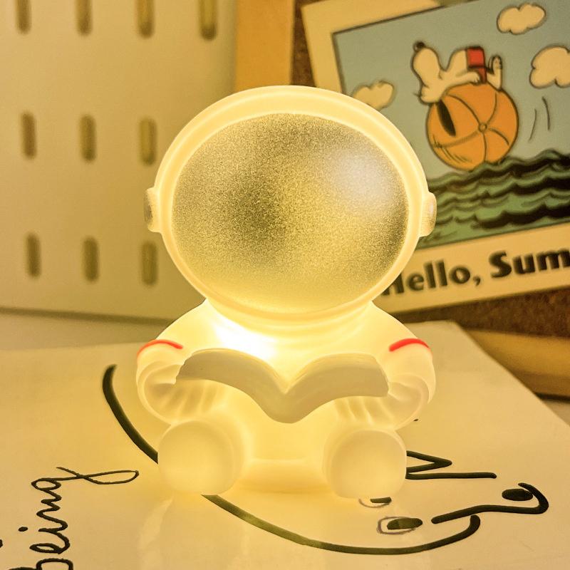 Creative Gift Astronaut Nightlight Cute Cartoon Rabbit Bedside Table Decoration