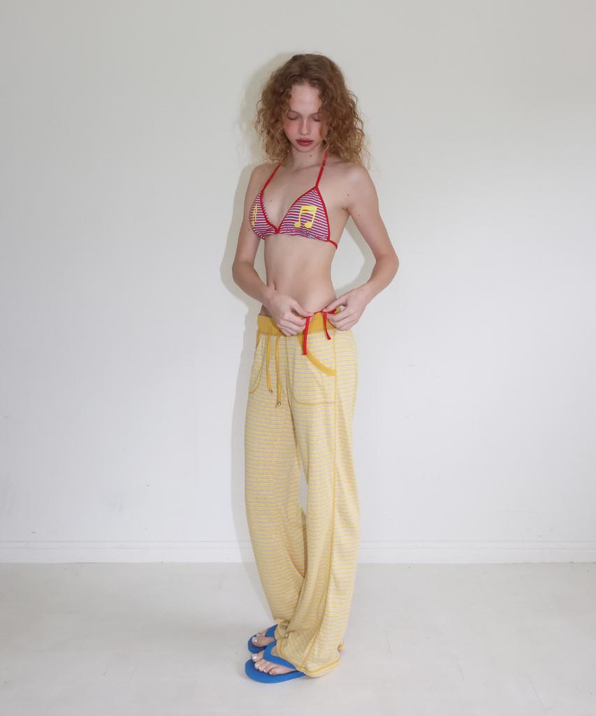 CRANK Candy Stripe Lounge Pants_Yellow