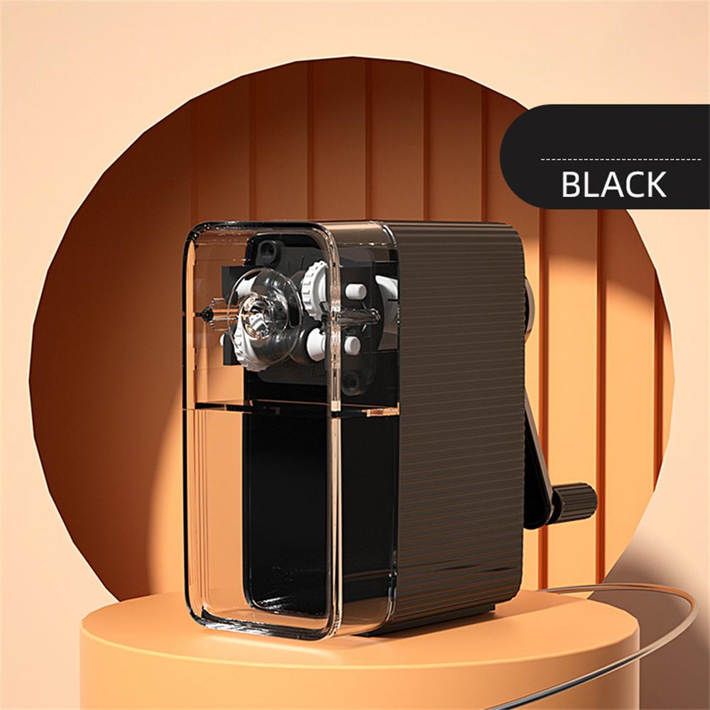 Pencil Sharpener Sketch Pencil Sharpener, Pencil Sharpener, Rotating Pen, Manual, Automatic Lead Feed, Black