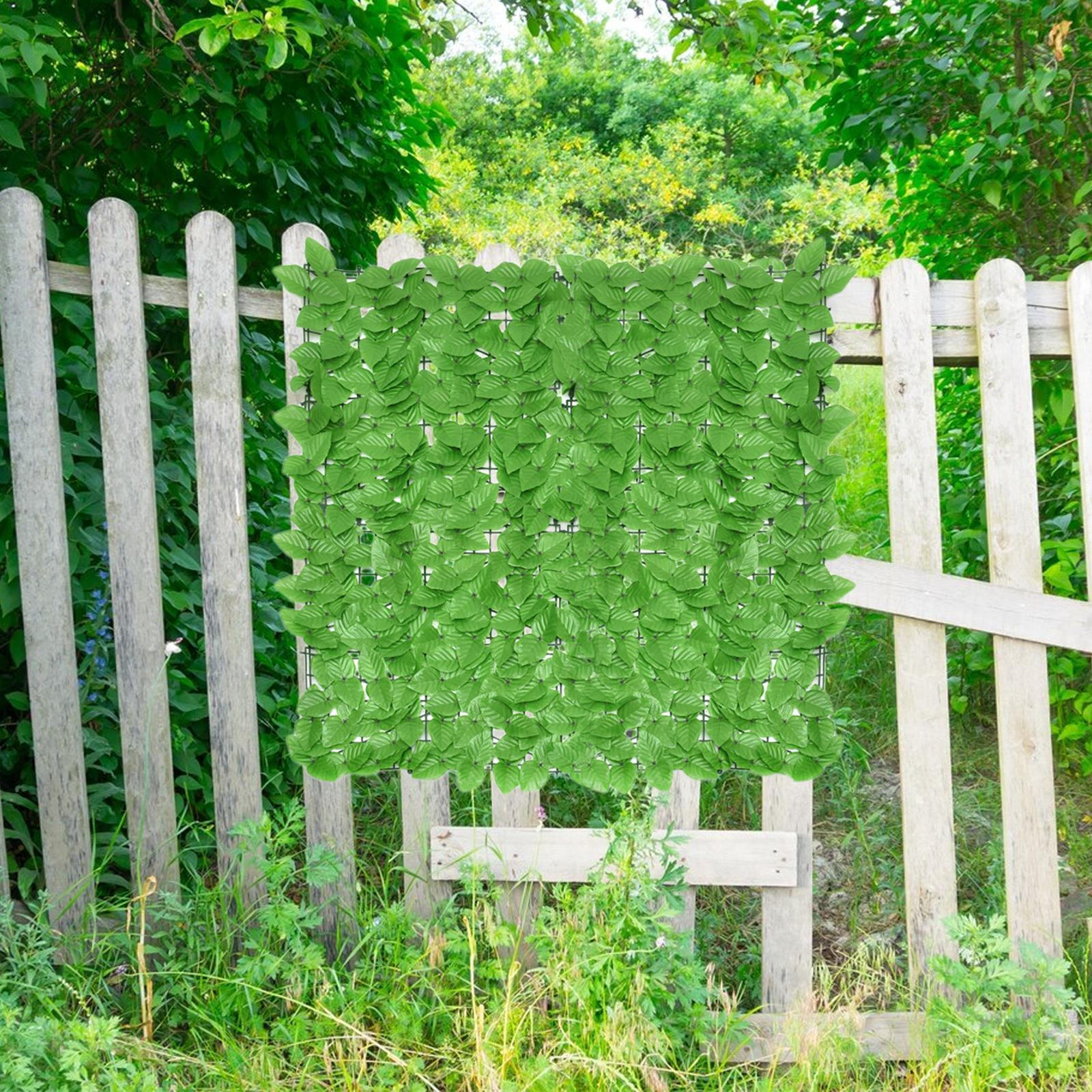 

Искусственные изгороди, панель ограждения, приватная стена, экран, простая установка, искусственный лист виноградной лозы 50x50cm