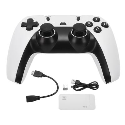 Retro Game Console Set 4K HD Multimedia Plug and Play Video Game Stick with Dual 2.4G Wireless Controllers for Home TV