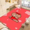 Non-slip decorative rug, cute cartoon welcome mat, Line Friends series pattern, a gift for friends and family.