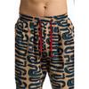 Men's Boho Tribal Print Linen Pants Cotton Summer Casual Drawstring Outdoor Sport Trousers Running Jogger Tracksuit Pants