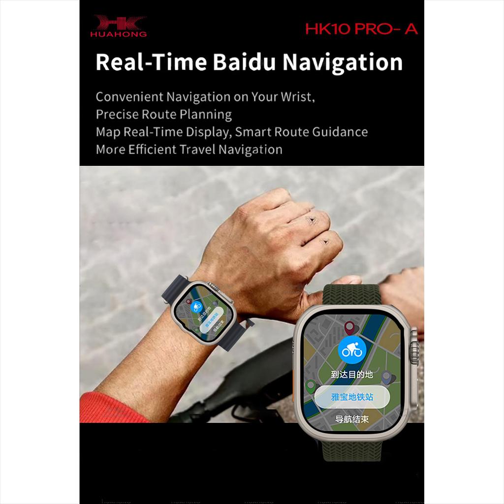 2025 New HK10 PRO-A Amoled Screen Smart Watch Local Music Album NFC TWS Smart Watch for Men and Women