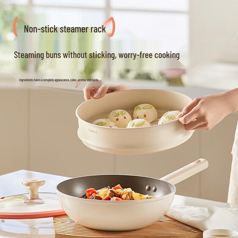 Supor Frying Wok with Red Spot