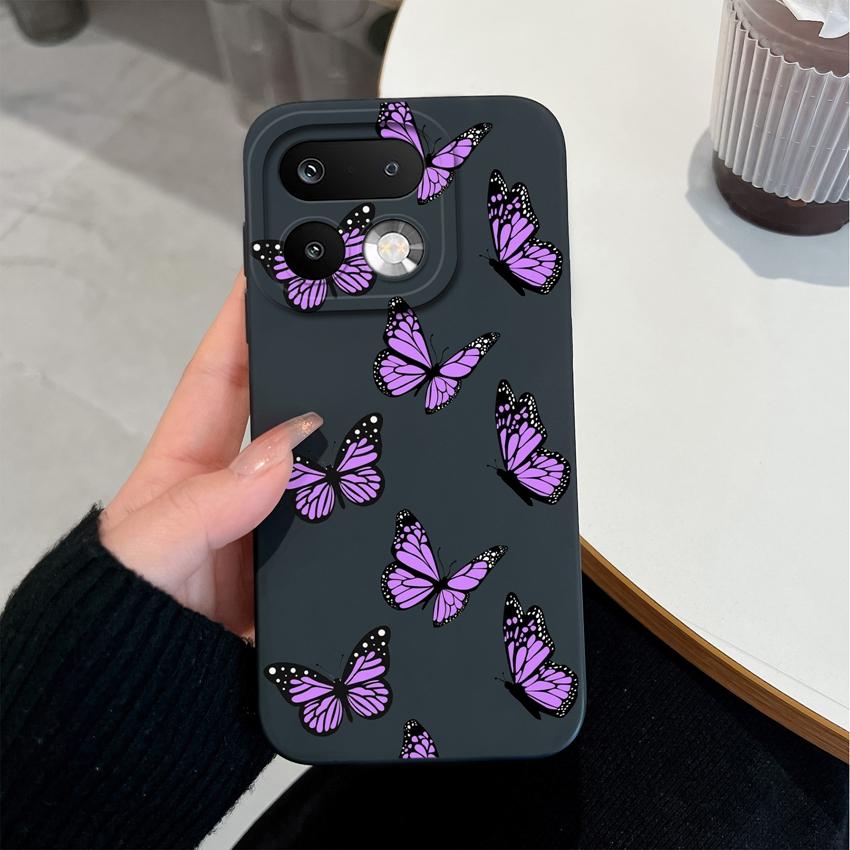For OPPO Realme 16 15 14 Pro Plus Oppo Reno15 Pro A72 A73 A77 A93 A95 A96 A6X Phone Case Pretty Butterfly Lightweight Full Protection Soft Back Covers