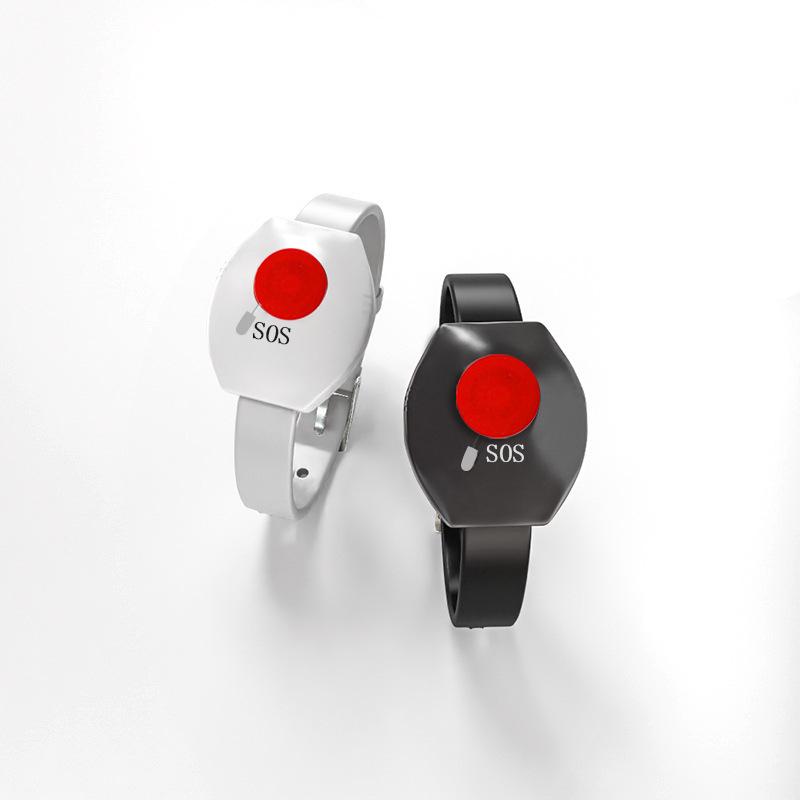 SOS Uhr-Stil Drahtloses Notrufgerät für ältere Menschen, Patienten, Notruftaste, Türklingel und Fernbedienung