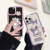 Kuromi My Melody Case For Apple iPhone 15 11 13 14 Pro Max 12 Silicone 15 Plus 11Pro Soft Phone Cover