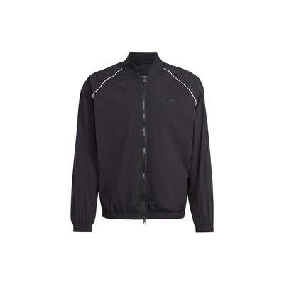 Originals Blue Version Sst Logo Zip Long Sleeve Jacket Men Jacket Black IJ7456