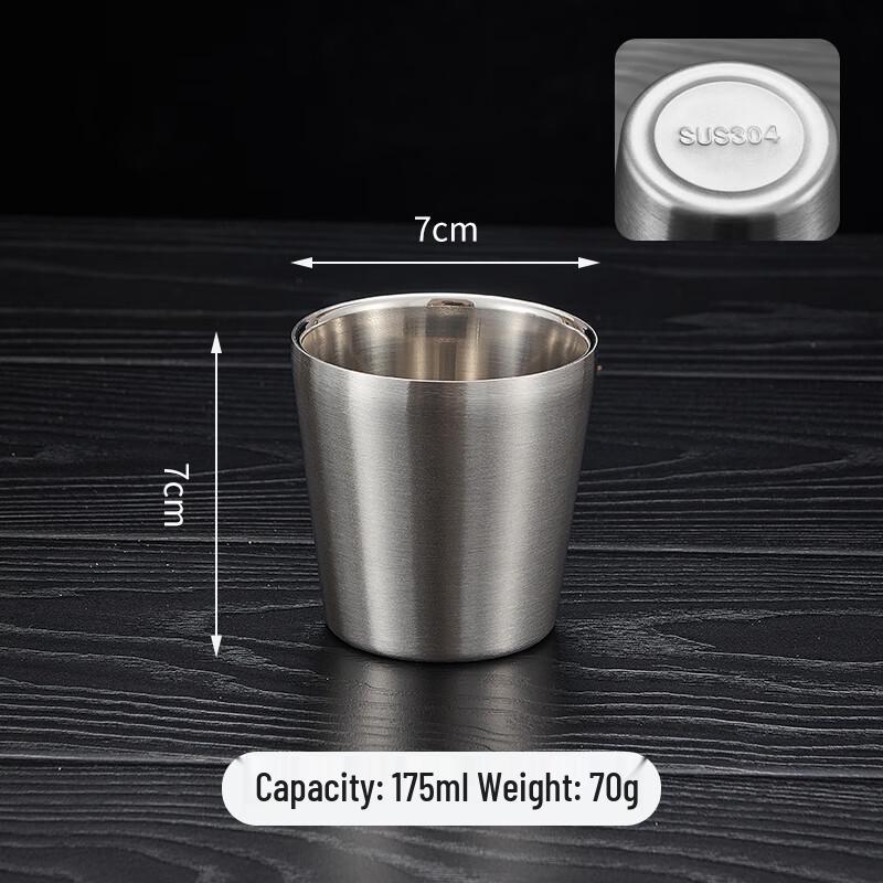 

Chaxun 175ml Double-Wall Anti-Scald Tea Cup