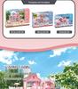 Children's Dreamy Princess Castle DIY Playhouse Building Set Gift Box