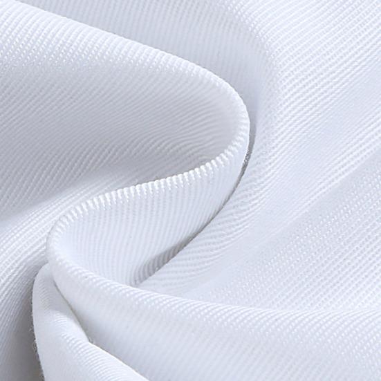 Chef Uniform Stand Collar Double-Breasted Button Design Roll-Up Cuffs Chest Pocket Solid Color Chef Shirt Professional Kitchen Workwear