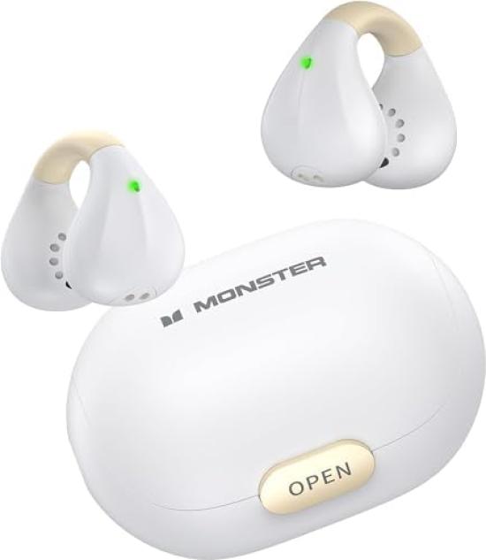 Monster 2025 New Trend Air Conduction Bluetooth Wireless Sound Noise Bluetooth Sound Leakage Instant Independent Left and Right Fast 6D Immersive