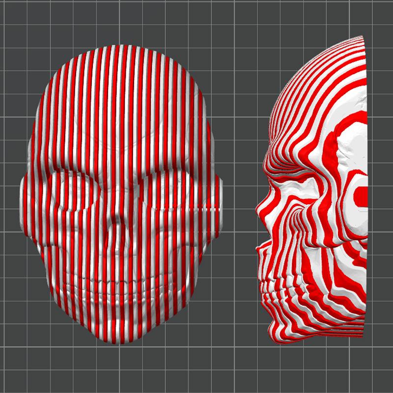 3D Printed Luminous Quantum Skull Fidget Skull Gifts Cool Novelty Desk Ornament Funny Desktop Ornaments For Home Office Desk