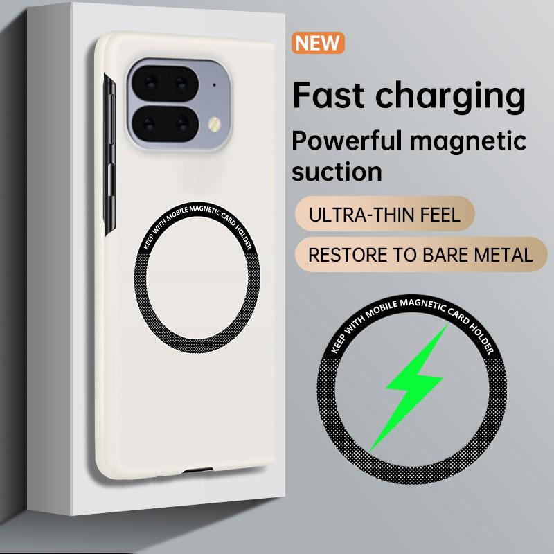 For Magsafe Case for Google Pixel 10 Pro Fold Slim Matte Hard PC Magnetic Cover for Pixel 9Pro Fold 2 Wireless Charging Shell