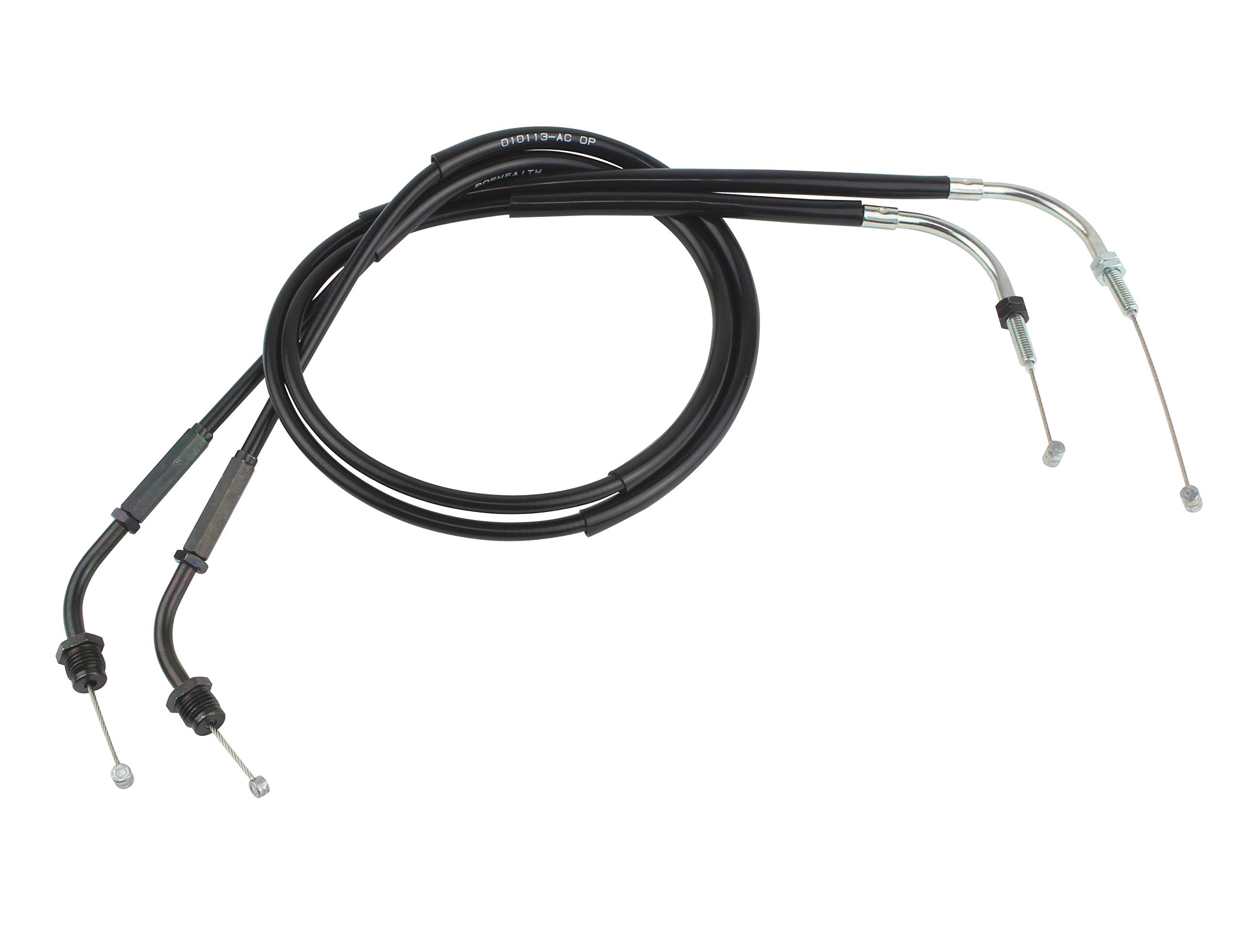 

POSH FAITH Motorcycle Short Throttle Cable 10cm CLOSE 13cm for with CV Part (OPEN Short, Short) SR400/500 (1988-2000) Carburetor, Number 010113-A1
