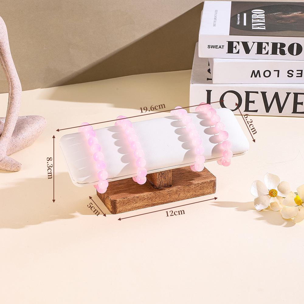 1pc Fashion Wooden Bracelet Jewelry Display Stand Necklace Bangles Watch Storage Rack Holder