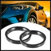 70.1mm to 60.1mm Universal Car Hub Centric Rings Black - Pack of 4 Durable Material