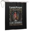 Captain Morgan Shower Curtain Bathroom Polyester Waterproof Bath Curtains With Hooks