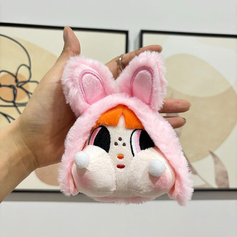 Adorable Chubby Dudu Girl Plush Keychain Cute Bag Pendant Children Toy Gift StyleG