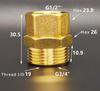 DN15 DN20 DN25  1/2" 3/4" 1" BSP Female Male Union Coupler Adater Elbow Brass Plumbing Fitting Connector Home Garden Water