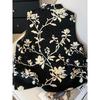 Button vest spring 2025 new high-end vest sleeveless top