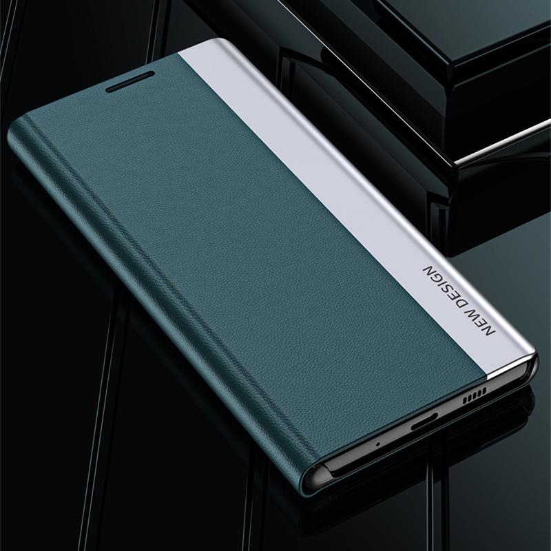 6D Plating Leather Phone Shockproof Case For Samsung Galaxy S25FE S24 S25 Ultra S23 S21 S22 Plus 5G Full Protection Magnetic Flip Book Stand Cover