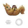 kids toys Squirrels Tape Cutter Roll Rack Home Office Desktop Cute Animals Rubber Pedestal Decoration