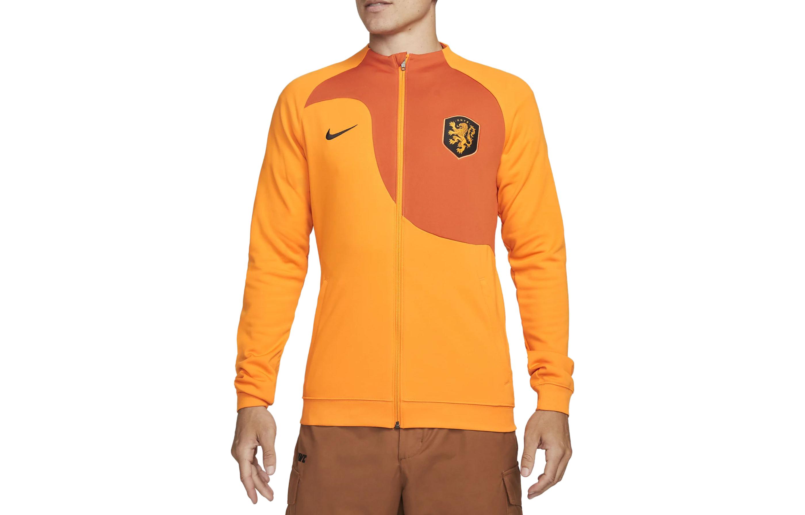 Nike Jackets Men s Orange Crew Neck Moderate Other DN1056-833 M