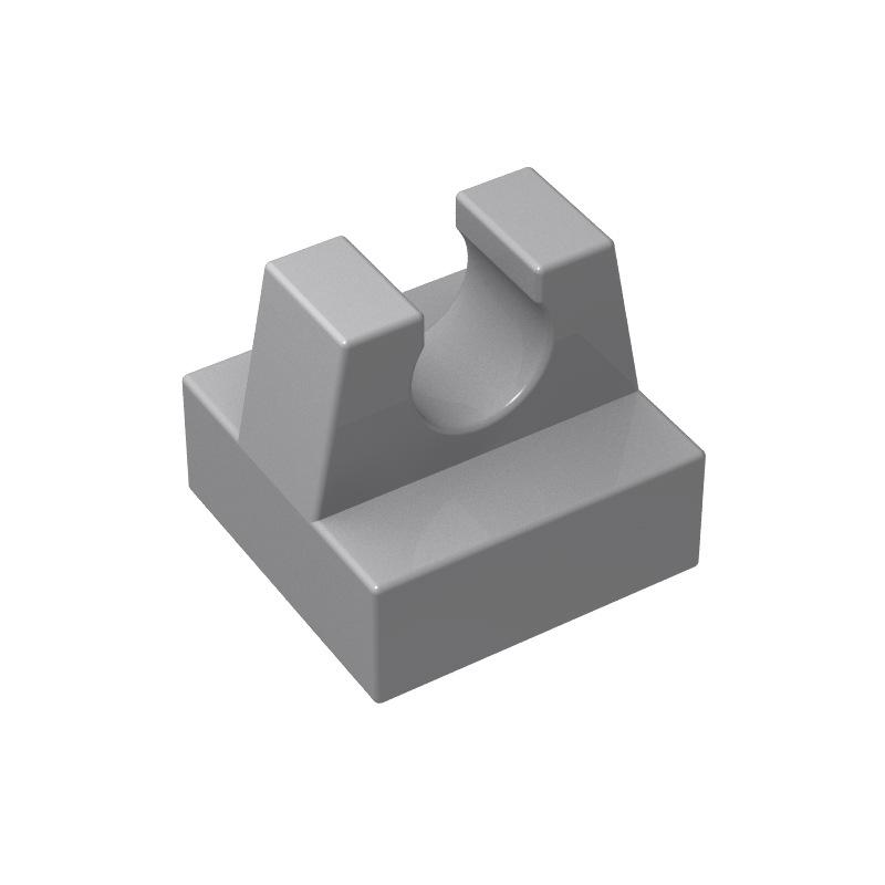 MOC 20 PCS 2555 1x1 Top with Trapezoidal Vertical Clamp Plate For Kids Educational Building Blocks Parts DIY Bricks Bulks Models