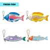 Marushin Fish Blue Pencil 0585019300 Yup! Food-themed Pouch, Case/Cosmetic Pouch,