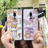 Dirt-resistant Durable Phone Case For Meizu M8/V8 Pro Anti-dust Cute Soft Case Kickstand Silicone Anti-knock Shockproof