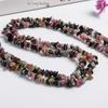 Natural Tourmaline Irregular Raw Stone Beads for DIY Handmade Braided Bracelets or Necklaces