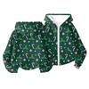 Children's Fashion Christmas Printed Long Sleeved Hooded Sweatshirt, Girls' Hoodie Jacket
