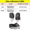 Motorcycle Bike Polyester Waterproof UV Protective Scooter Case Cover XXXL XXXXL Chubasquero Motorbike Rain
