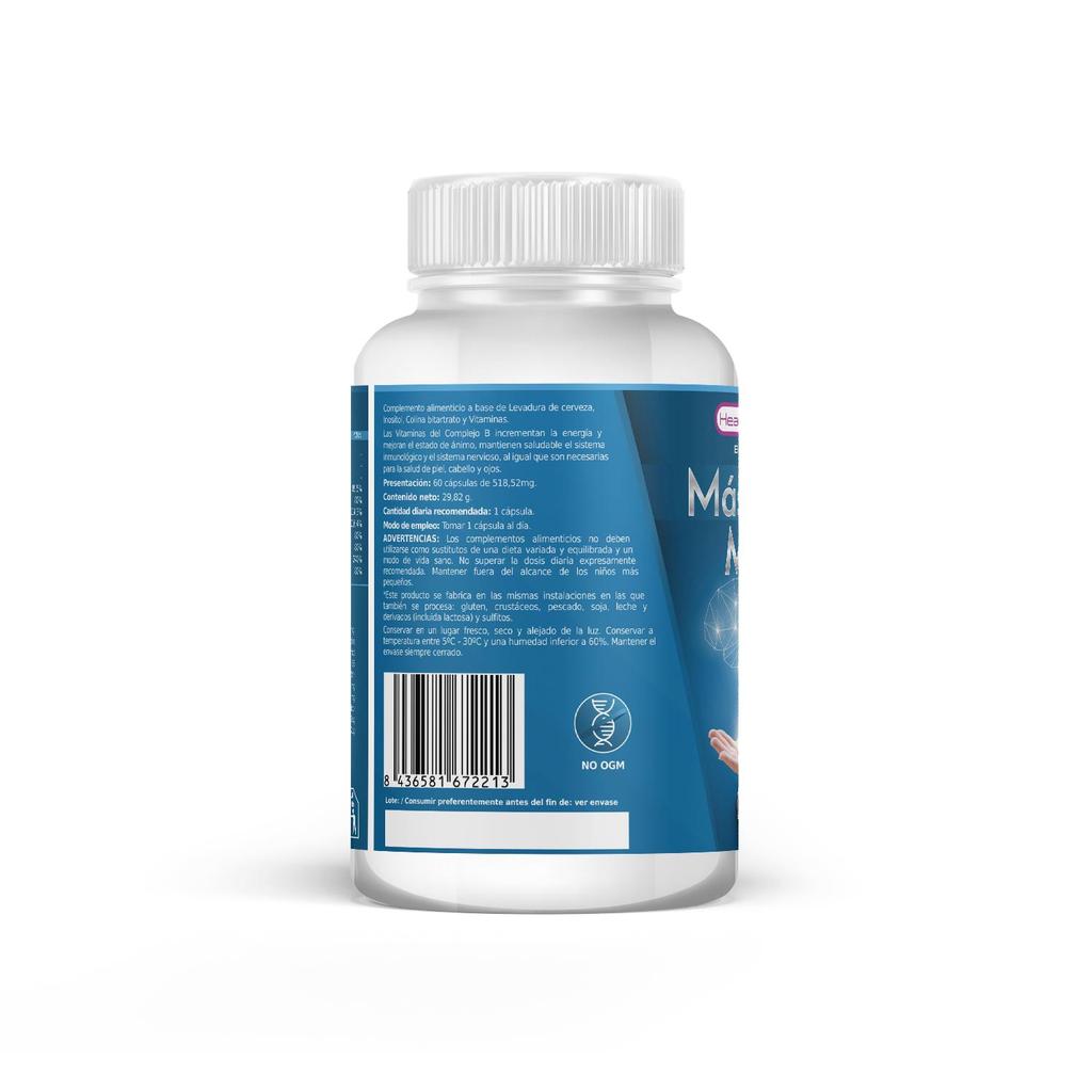 Healthy Fusion Mas Memory | Optimizante de la memoria y la concentración | 60 cápsulas