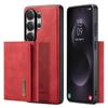 DG.MING-M1 Luxury 2-in-1 Removable Magnetic Flip Premium PU Leather Case Wallet Card Holder Back Cover For Cell Phones